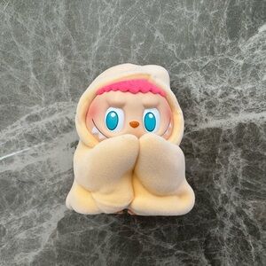 Cute Plush Toy with Pink and Cream Colors